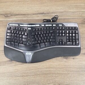 Microsoft Natural Ergonomic 4000 v1.0‎ Keyboard KU-0462 Model 1048 Tested